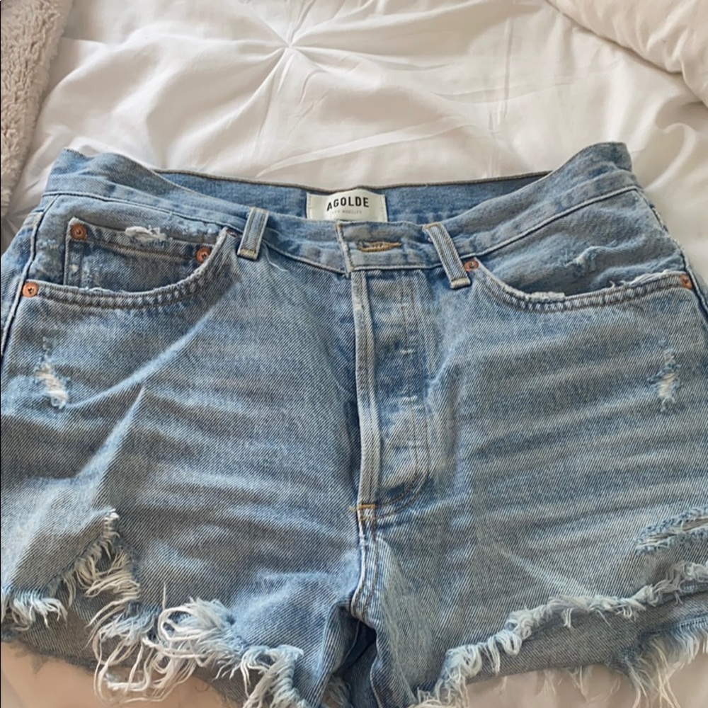 AGOLDE denim shorts!